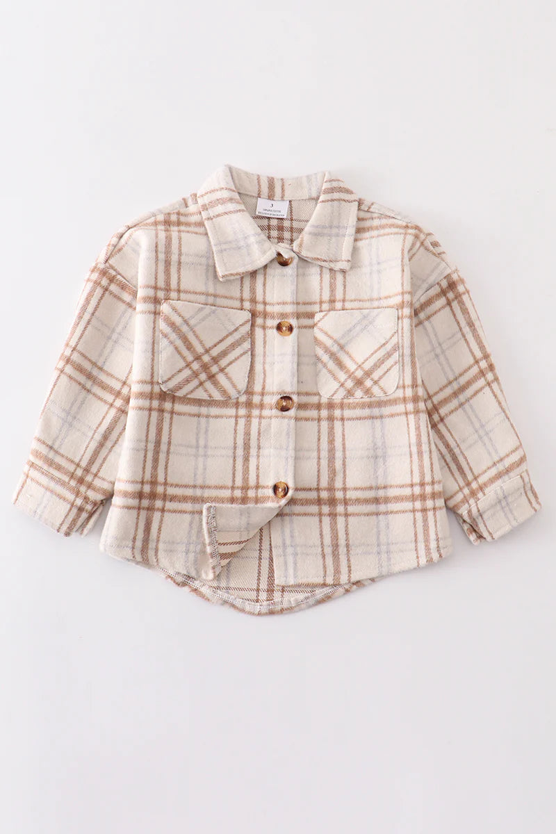 “The Perfect Flannel Shacket” Child Size